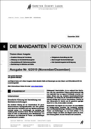 Vorschaubild Mandanteninfo